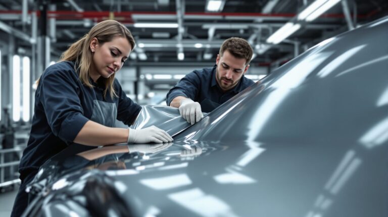 covering publicitaire voiture