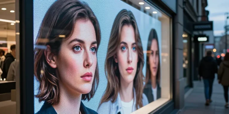 Vitrine commerciale : comment un écran haute luminosité capte le regard des passants ?